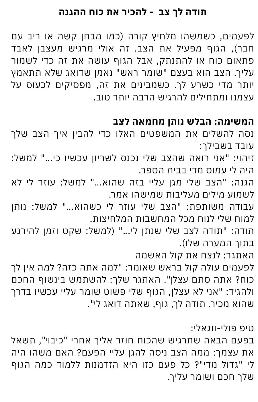 הצב בשריון - כרטיסיה 5
